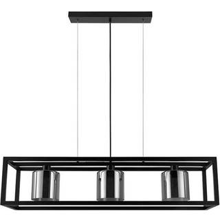 EGLO BRISLING LANGBORD 3XE27 L110 RØG/SORT