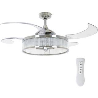 Beacon loftventilatorlampe Fanaway Corbelle krom lydløs