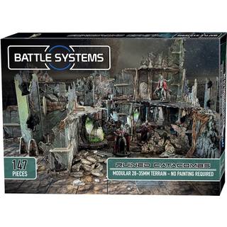 Battle Systems - Modular bordplade 3D Gaming Sci -Fi Terrain - Perfekt til 28mm -35mm miniatyrer og figurer - Intet maleri kr?ves - Science Ficti