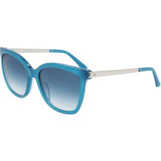 Calvin Klein Kvinde CK21703S 430 Solbriller Acetat Blå Blå Firkantet Skygge