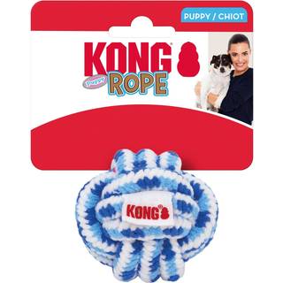 KONG Rope Ball Puppy, Small, farve Lyserød