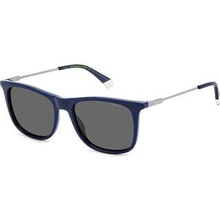 Polaroid PLD 4145/S/X Polarized PJP/M9 55 Solbriller Mænd Blue - Blue - 55mm