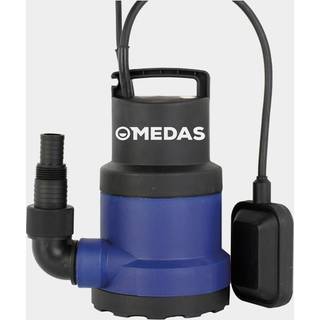 Nedsænkelig elektrisk lænsepumpe Medas, 2000 GPH (121.6 liter / minut), 220 V, plast, automatisk driftstart, med niveauføler