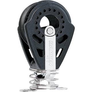 Enkeltblok Harken Carbo Air 40 mm, stående, glideleje, passer liner Ø6 - 10 mm
