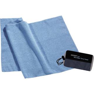 Cocoon Terry Towel Light,90x50cm, Microfiber Håndklæde, light blue
