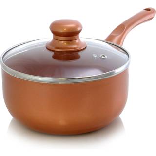 Bedre Chef SP6 2-liter non-stick sauce pan med glasl?g-kobberfarve