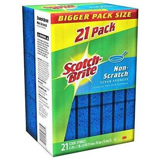 SCOTCH -BRITE Non Scratch Scrub Sponges - 21 Pack - Individuelt indpakket