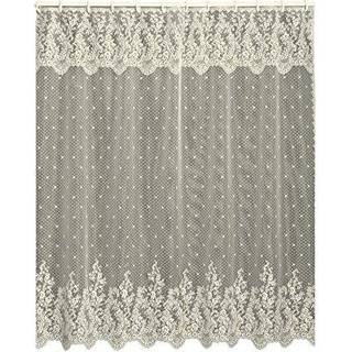 Heritage Lace Ecru Floret 72x72 Bruserforhæng 72 tommer bredt med 72 tommer dråbe