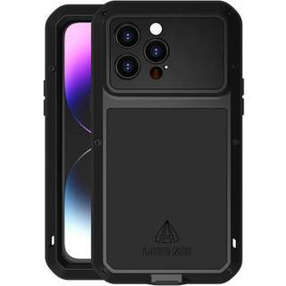 Love Mei Powerful iPhone 14 Pro Max Hybrid Cover - Sort