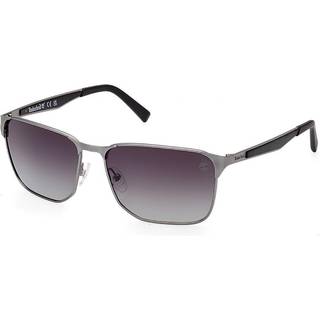 Timberland TB9299 Polarized 07D 59 Solbriller Mænd Grå - Shiny dark Tin Nickel - 59mm