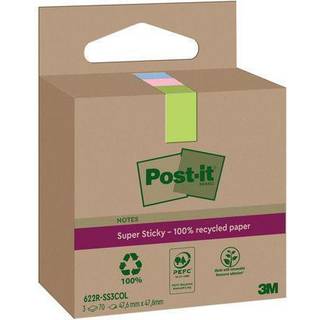 Post-it Super Sticky Notes | Rec. | Mix | 47x47 mm
