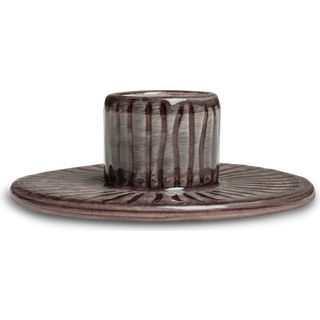 Mateus Stripes Lysestage 8 Cm - Lysestager Keramik Blomme - EPL08ST
