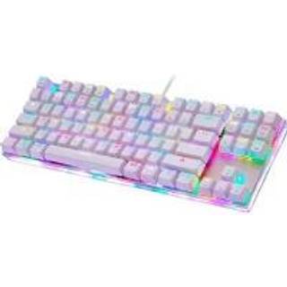 Motospeed - Mechanical gaming keyboard K87S RGB white