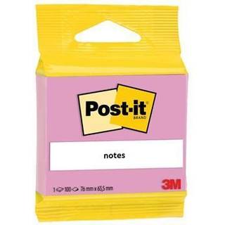 3M Post-it pink 63,5 x 76 mm, 100 ark