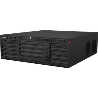 Hyundai Netzwerkvideorecorder NVR SF-NVR6864-4KE mit 64 IP Kanälen professioneller IP Recorder - schwarz