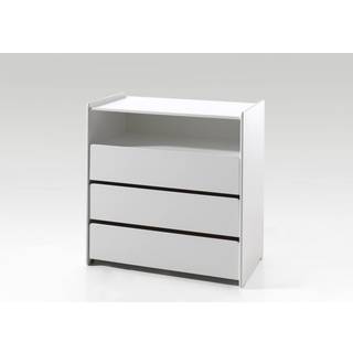 Kommode med 3 skuffer – Kiddy, hvid