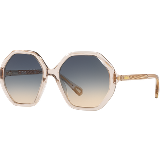 Chloé CC0004S Børn 001 51 Solbriller Børn Krystalklar - Transparent Grey - 51mm