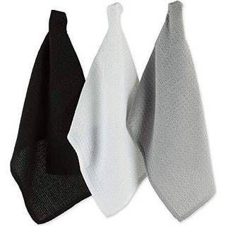 DII Asst Neutrals genanvendt bomuldsvaffel Vittowel (Sæt på 6)