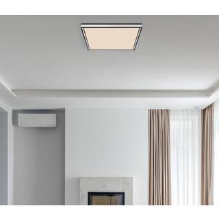 Jessy LED-loftlampe, 45x45cm med fjernbetjening