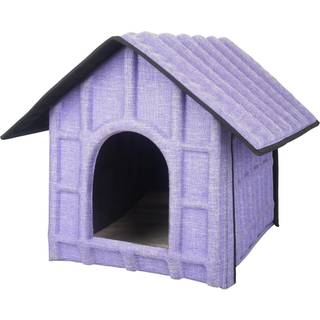 Pet Life 'Collapsi-Pad' Folding Lightweight Travel Pet House med indre måtter (D0102HAXAGV.)