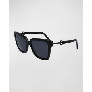Salvatore Ferragamo SF 1085S 001 57 Solbriller Kvinder Black - Black - 57mm