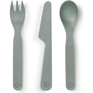 Elodie, Bestiksæt Med 3 Dele, Pebble Green