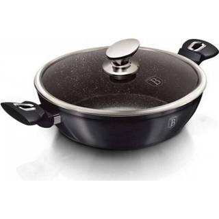 Berlinger Haus - Sauterpande ø28 cm / 3.8L - Med glåslåg - El / Gas / Induktion - Carbon Pro Edition