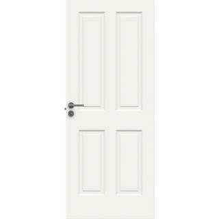 Massiv Indvendig dør fra Swedoor, Advance-line, Compact 04 Dannebrogsdør, Hvid NCS S0502-Y 92,5 X 204