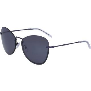 DKNY DK100S 415 57 Solbriller Kvinder Blue - Navy Blue - 57mm