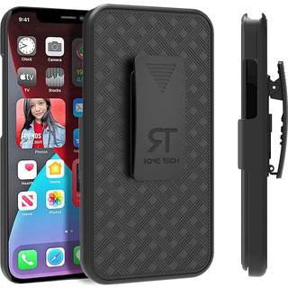 Rom Tech Holster Case med b?lteklip til Apple iPhone 13 Pro 6.1 """" (2021) - Slim Heavy Duty Shell Holster Combo - Robust telefonomslag med kickst