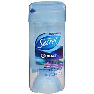 Secret Outlast Antiperspirant Deodorant for Women Sweat & Luktskydd PH Balansering Mineraler Rensa gel ren lavendel doft 2,6 oz