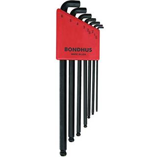 Bondhus 16592 Sæt med 7 Balldriver Stubby L-Wrenches Størrelser 1,5-6 mm
