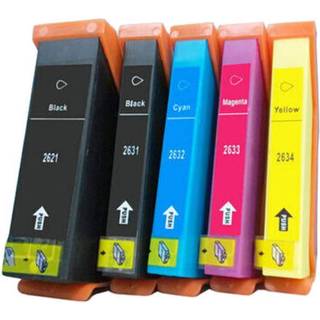 Kompatible refill patronsæt Epson 2621 - 2634, 5-farvet