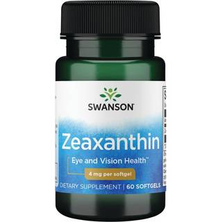 SWANSON Zeaxanthin 4 mg 60 kapsler