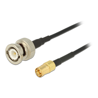 DELOCK Antenna Cable BNC Plug > SMB Plug RG-174 1 m