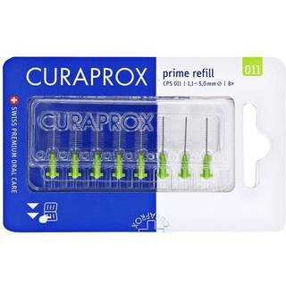Curaprox Tandpleje InterdentalboersterInterdentalbørster CPS 011 Prime Refill Limegrøn 1,1 - 5,0 mm 8 Stk. (10,00 kr / 1 stk.) - 8 Stk.