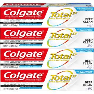 Colgate Total Toothpasta Deep Clean - 5,1 ounce (pakke med 4)