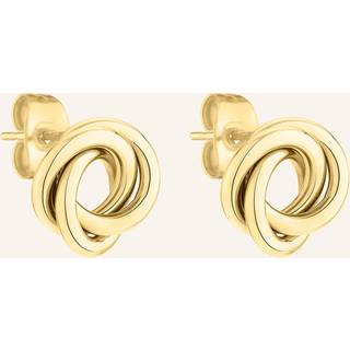 Liebeskind Berlin LJ-1049-E-12 Damen-Ohrringe Ohrstecker Edelstahl IP Gold