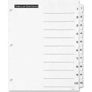 Office Essentials Office Essentials Table 'N Tabs Dividers 10-Tab 1-10 Letter 1 Set [S?t p? 3]