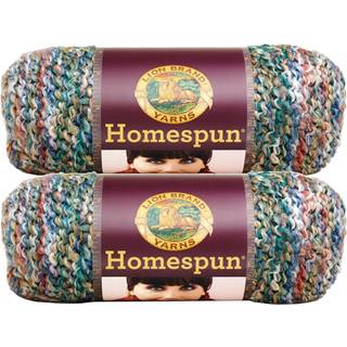 Lion Brand Homespun 790-407D Painted Desert Indhold: 98% akryl, 2% polyester Vægt/længde: 170 g = ca. 169 meter Anbefalede pinde: 6.00 mm Strikkefasthed: 10 x 10 cm = 14 m x 20p Vask: Maskinvask 40°C.