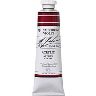 M. Graham 2-ounce tube akrylmaling quinacridon violet