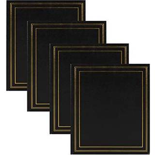 Designovation Traditionelle fotoalbum holder 440 4x6 fotos s?t med 4 sort