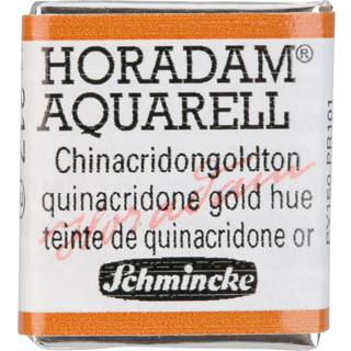 Schmincke Horadam akvarelfarve ½ kop – Quinacridone gold hue 217