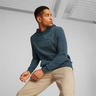 PUMA Herren Hoodie blau Baumwolle & Mix unifarben