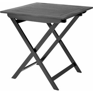Cinas York foldebord, mat sort, 70 x 70 cm