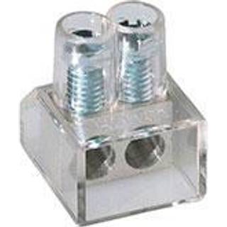 Samlemuffe dobbelt 2X10mm² klar lige kærv 200stk