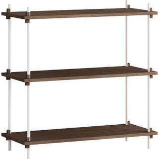 Moebe Shelving System s.85.1.A - Smoked-Oak/White
