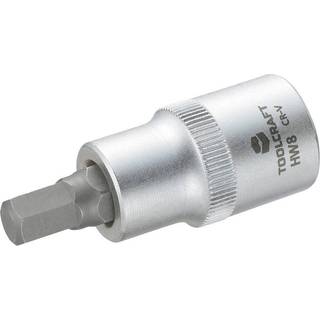 TOOLCRAFT 816158 Unbrako Topnøgle-bit-indsats 8 mm 1/2