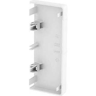 Endestykke rapid45-2 130mm hvid