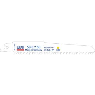 WILPU Bajonetsavklinge 58C/150 bi-metal til træ - 5 styk (1376500005)